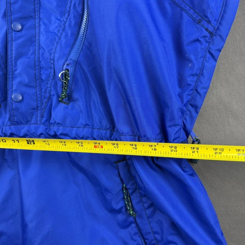 Columbia Mens XL Blue Pullover Ski Jacket Hooded Vintage 90s Coat Retro Anorak